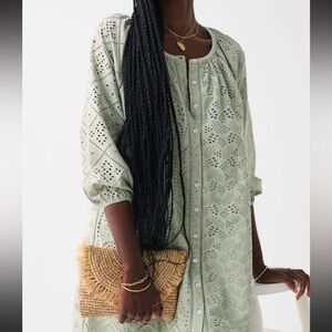 Faherty Valencia Eyelet Dress